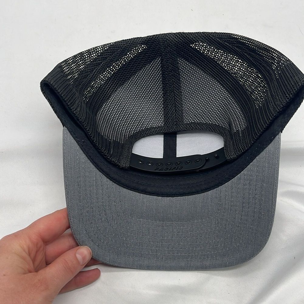 Gray and Black POET Pacific Headwear Ballcap - Picture 2 of 4